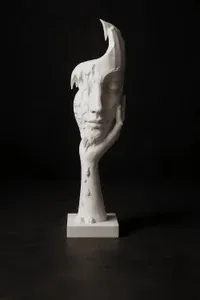 Surreal Melting Face - Küçük görsel 2