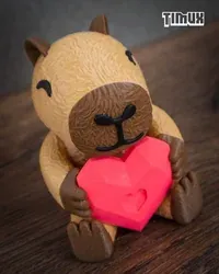Capybara Kalp - Küçük görsel 2