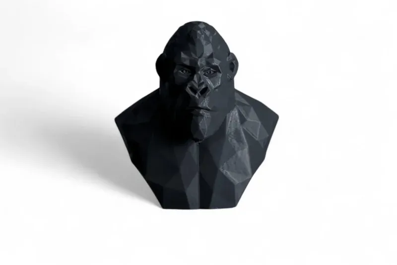Geometric Gorilla Sculpture