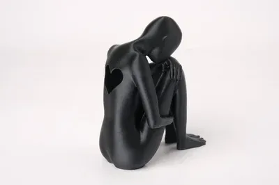 Minimalist Black Sculpture - 1