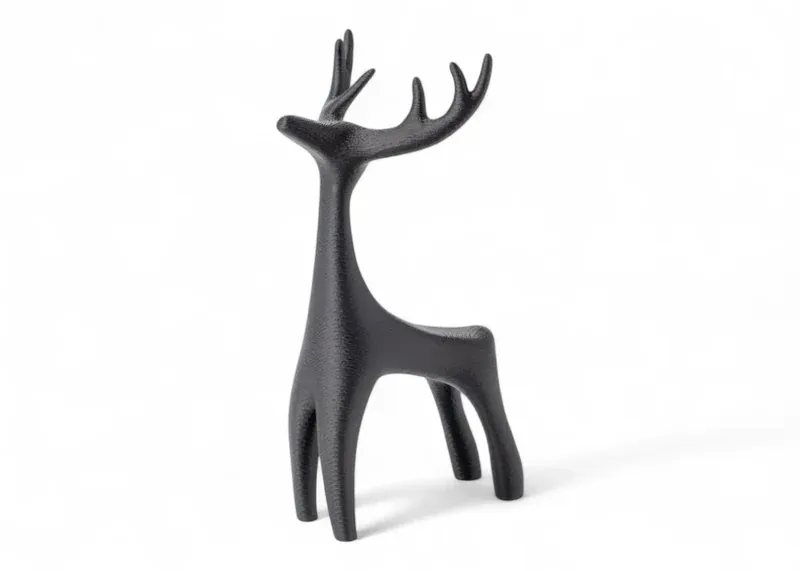 Minimalist Deer Sculpture