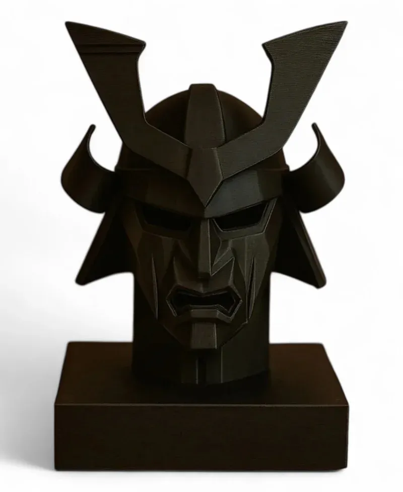 Samurai Mask Sculpture